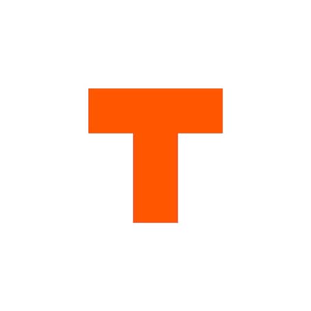5S Supplies 5S Corner Markers, 2 in W., 6 in L., 0.003 in Thickness, 25 PK VST-SQUARE-ORANGE